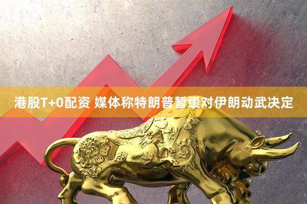 港股T+0配资 媒体称特朗普暂缓对伊朗动武决定